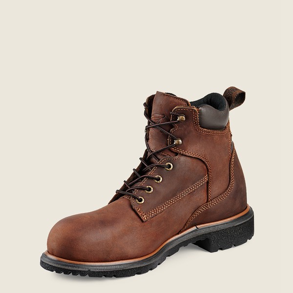 Red Wing Mens Dynaforce® - 6-inch Waterproof Soft Toe - Work Boots Brown - 8047DPKYR